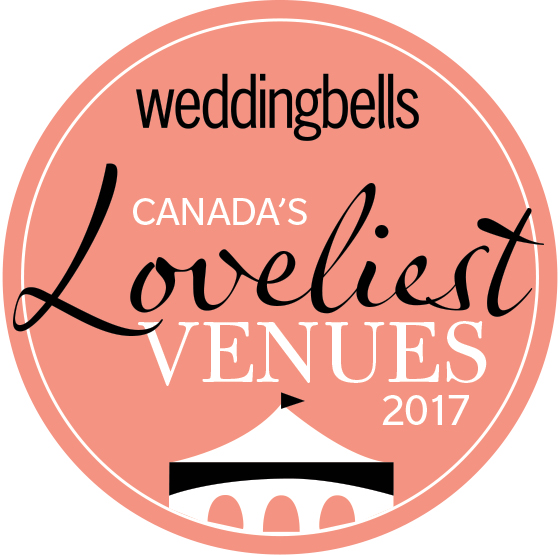 Wedding Bells Canada's Loveliest Venues 2017 graphic and link to Partner Profile.